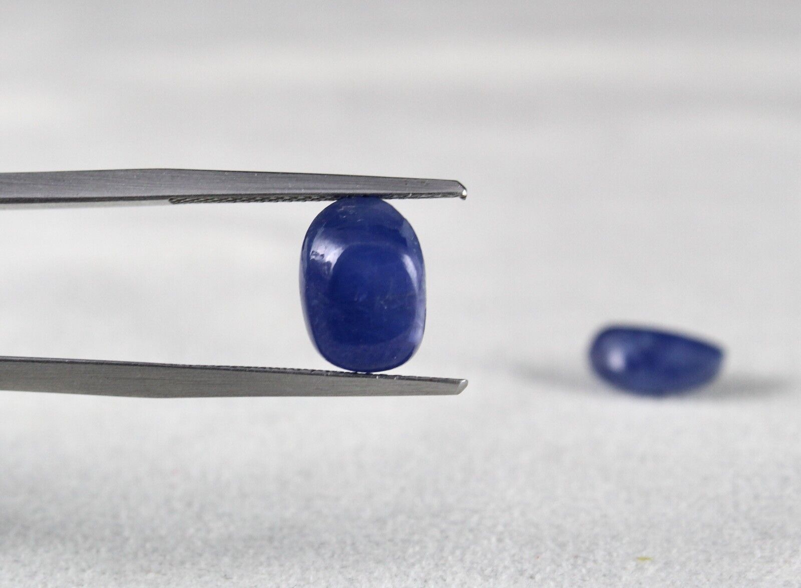 Natural Blue Sapphire Oval Pair 10.07 Carat Untreated Gemstone Earring Designing