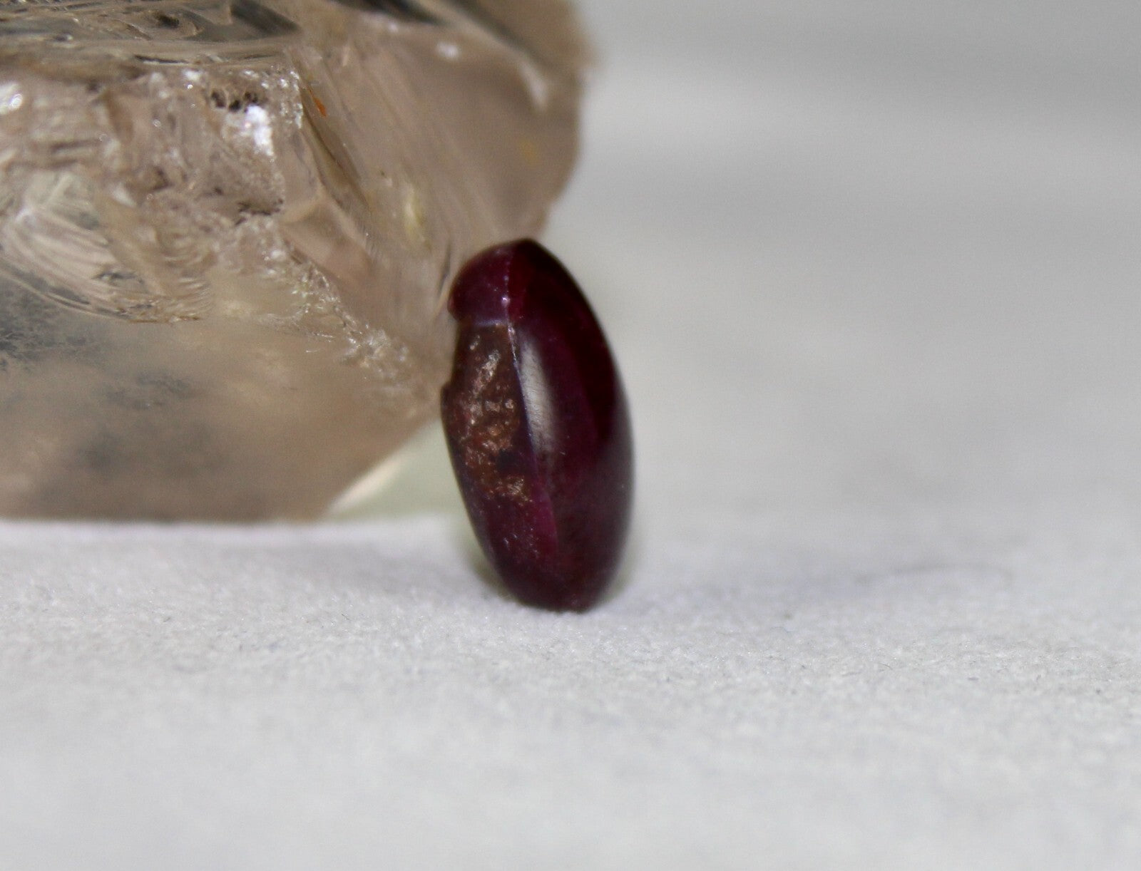 Certified Natural Ruby Star 6 Line Oval Cabochon 14x10mm 8.53 Ct Gemstone