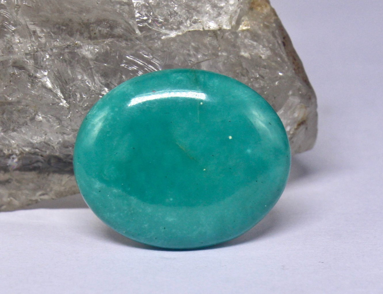 Certified Natural Blue Turquoise Oval 26mm 27.64 Ct Loose Gemstone Pendant