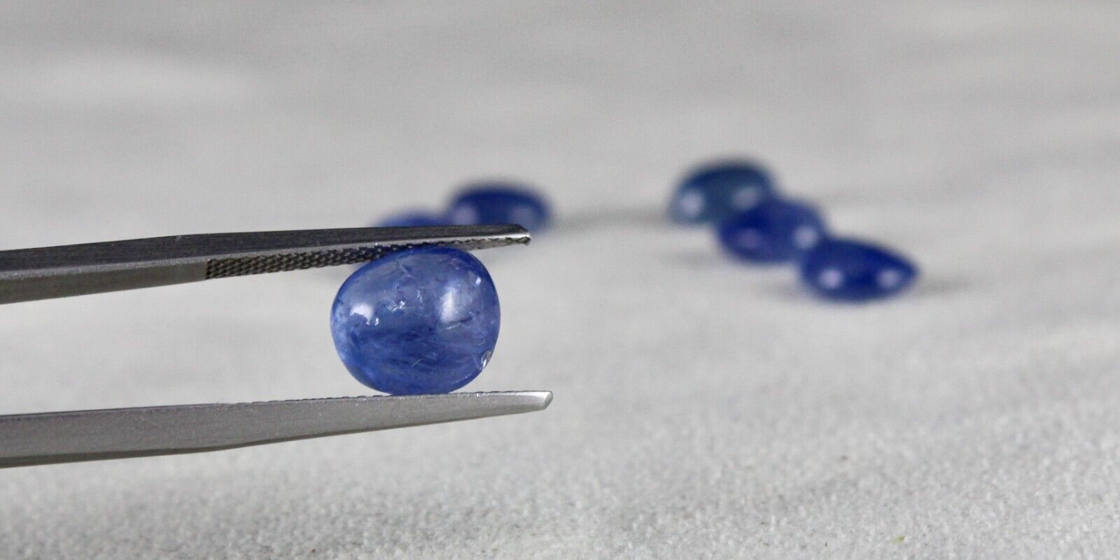 NATURAL BURMESE BLUE SAPPHIRE 21.30 CTS OVAL CABOCHON GEMSTONE PAIR FOR EARRING