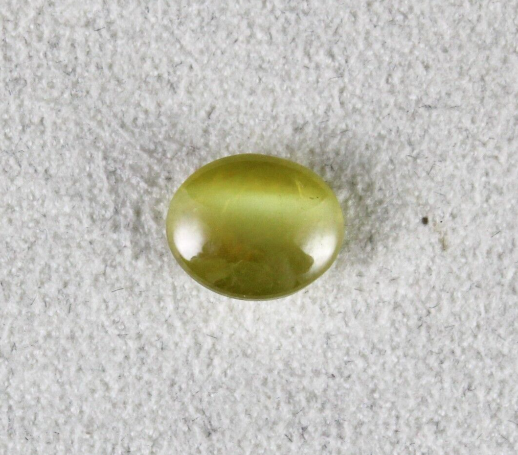 Natural Chrysoberyl Cat's Eye Cabochon 2.51 Cts loose Gemstone For Ring Pendant