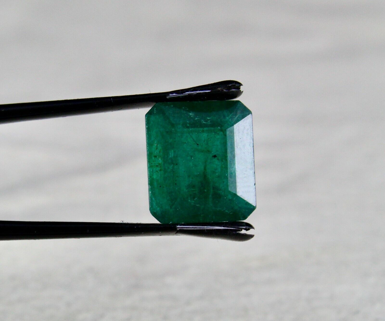 Certified Natural Emerald Octagon Cut 13X11mm 7.71 Carats Gemstone Ring Pendant