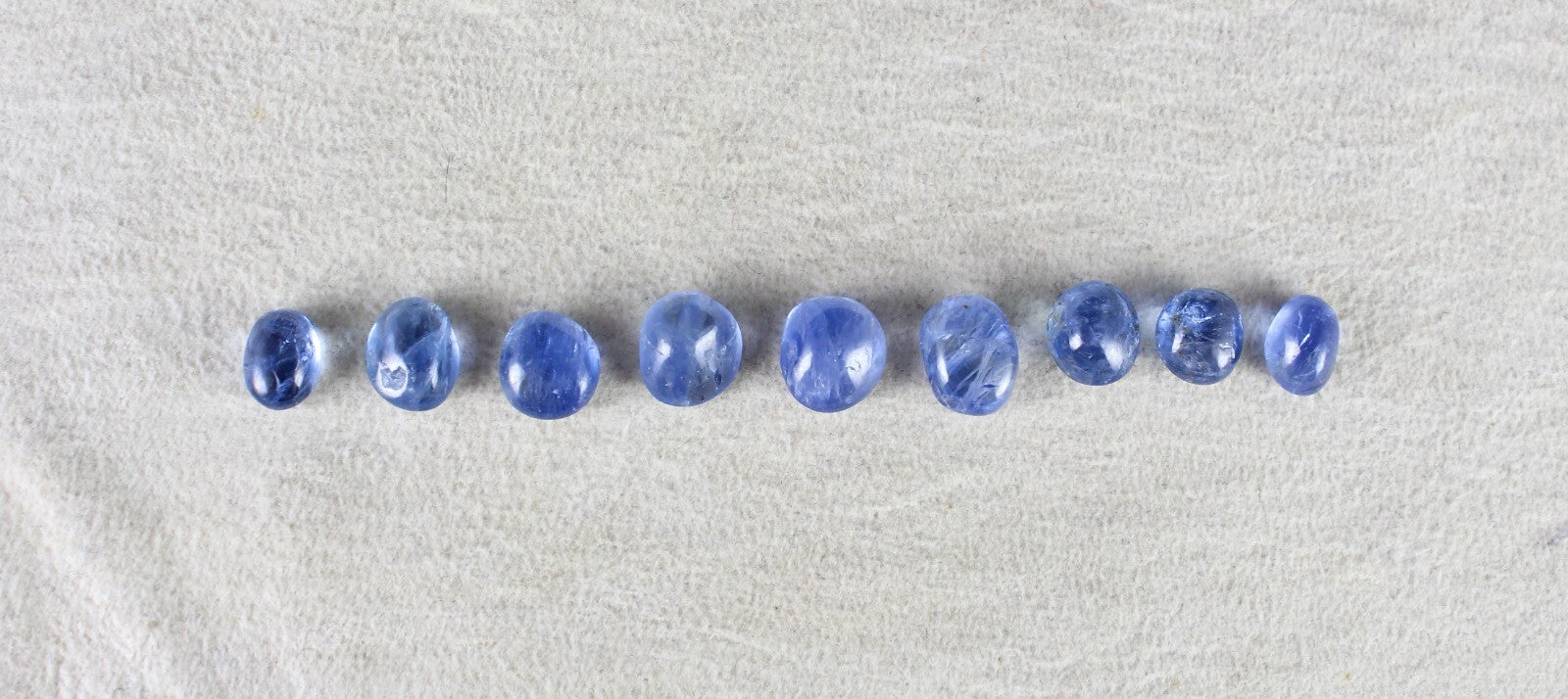 Certified Natural Burmese Blue Sapphire 31.69 Ct Oval Cabochon Bracelet
