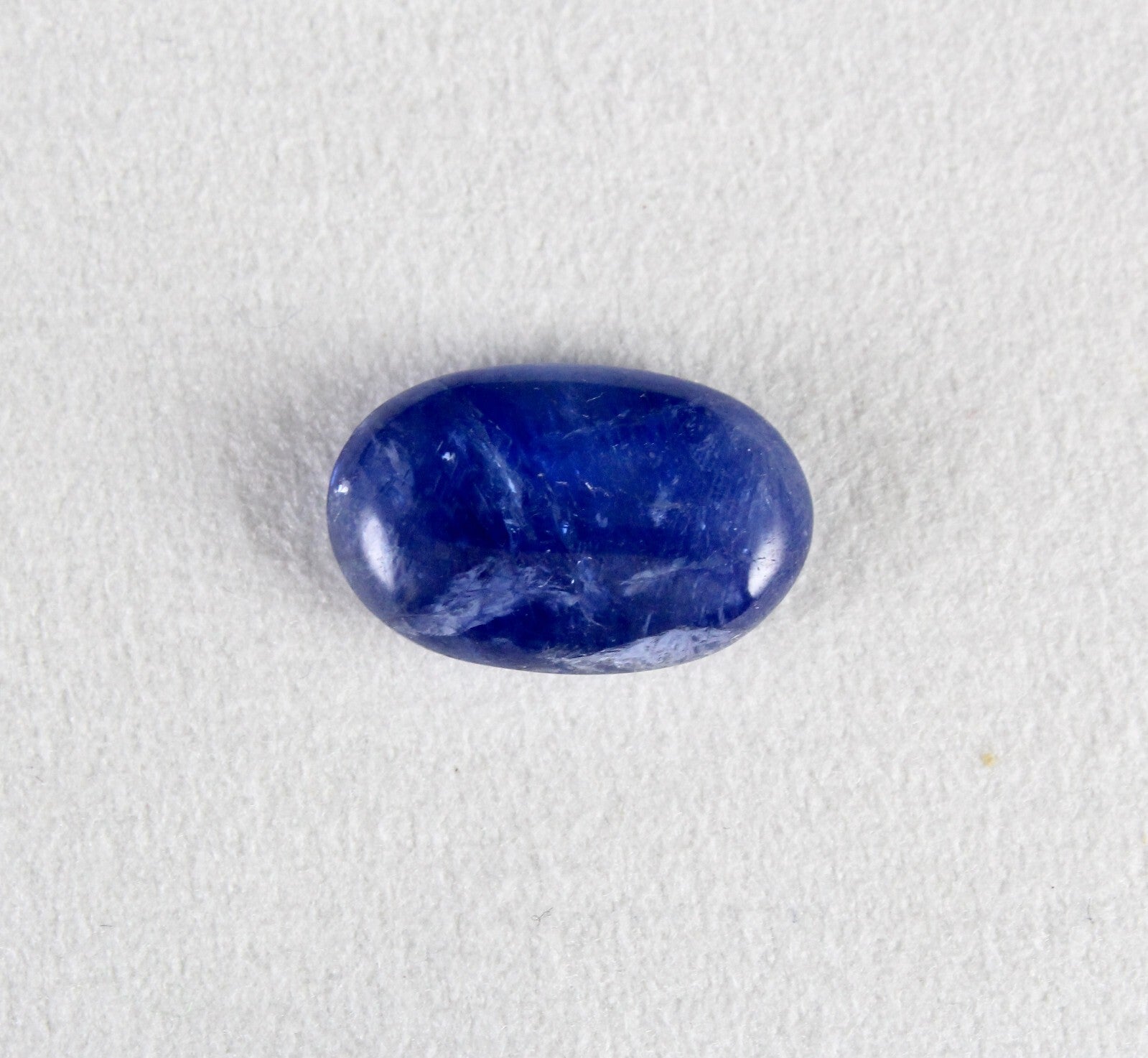 Certified Natural Blue Sapphire 14.97 Ct Oval Cabochon Gemstone Ring Pendant