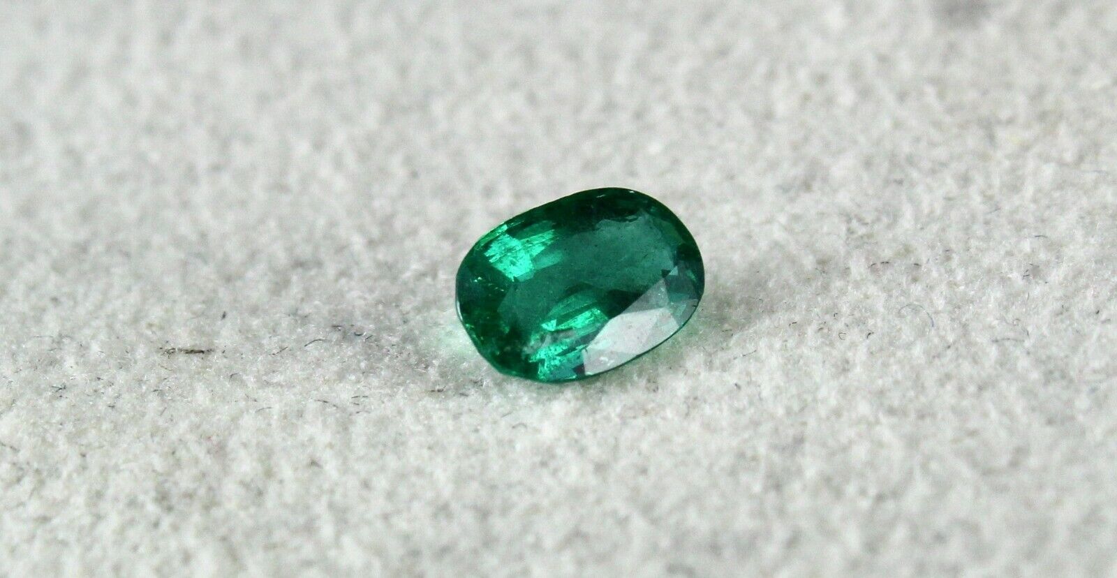 7x5 mm Natural Emerald cut Oval 0.66 Cts Zambian Untreated Gemstone Ring Pendant