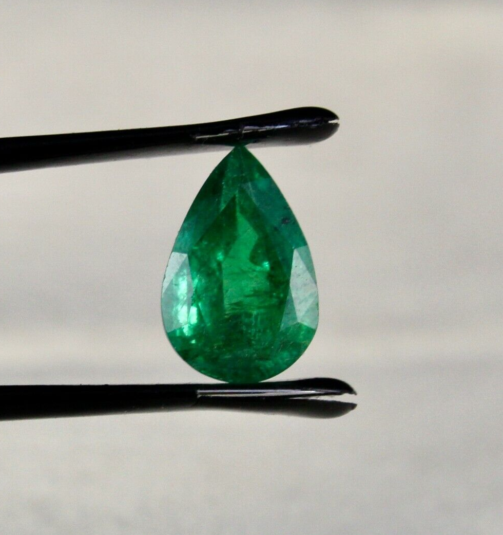 GTL CERTIFIED 11X7MM NATURAL EMERALD PEAR CUT 2.64 CTS GEMSTONE FOR RING PENDANT