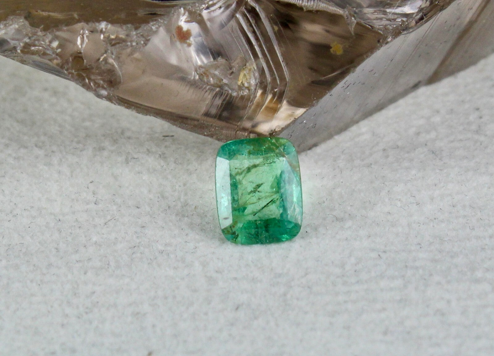 Certified Natural Emerald 18.93 Ct Cushion Loose Gemstone Necklace Earring Set