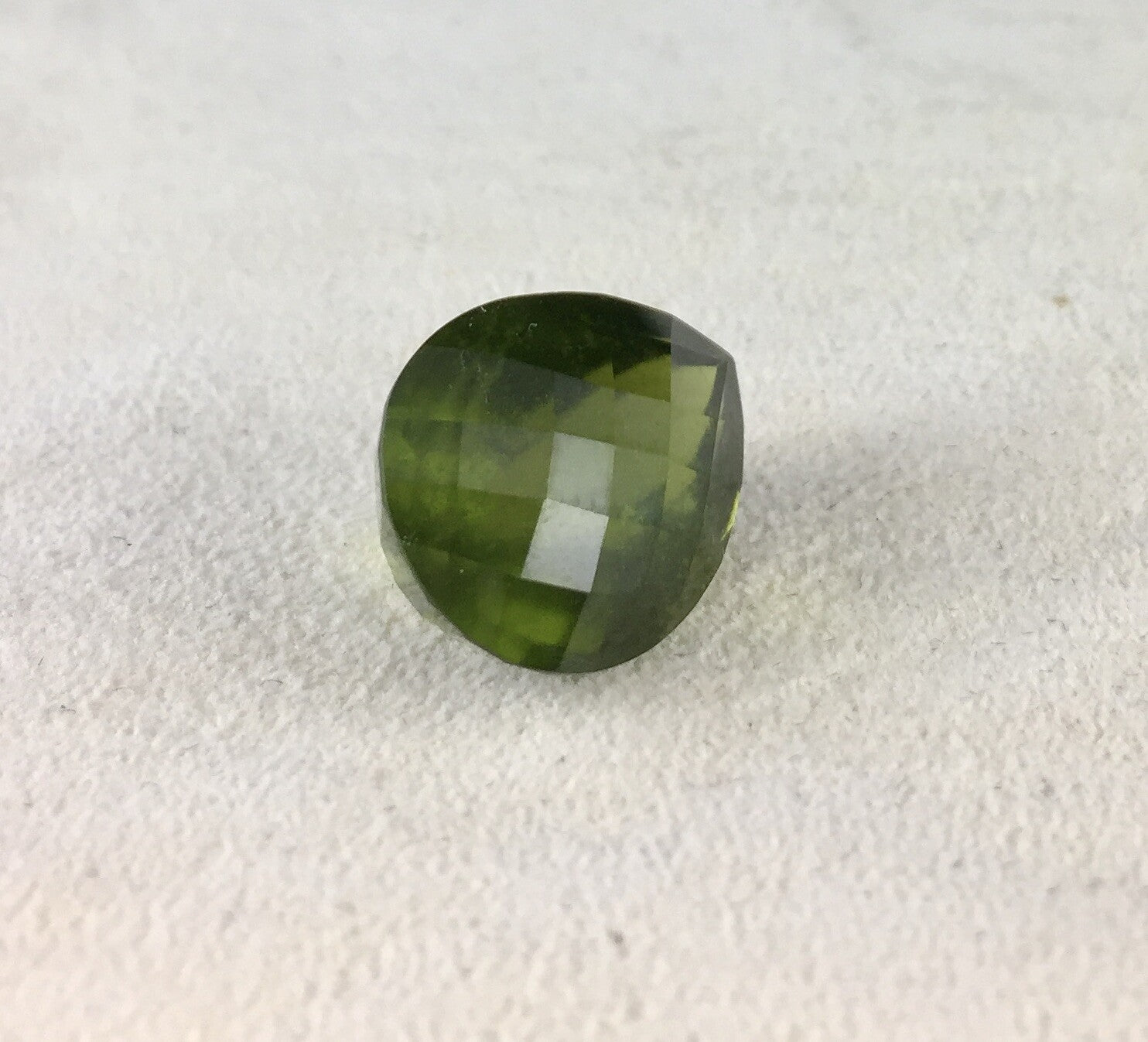 Natural Green Vesuvianite Idocrase Pear Cut Gemstone 17.40 Ct For Ring Pendant