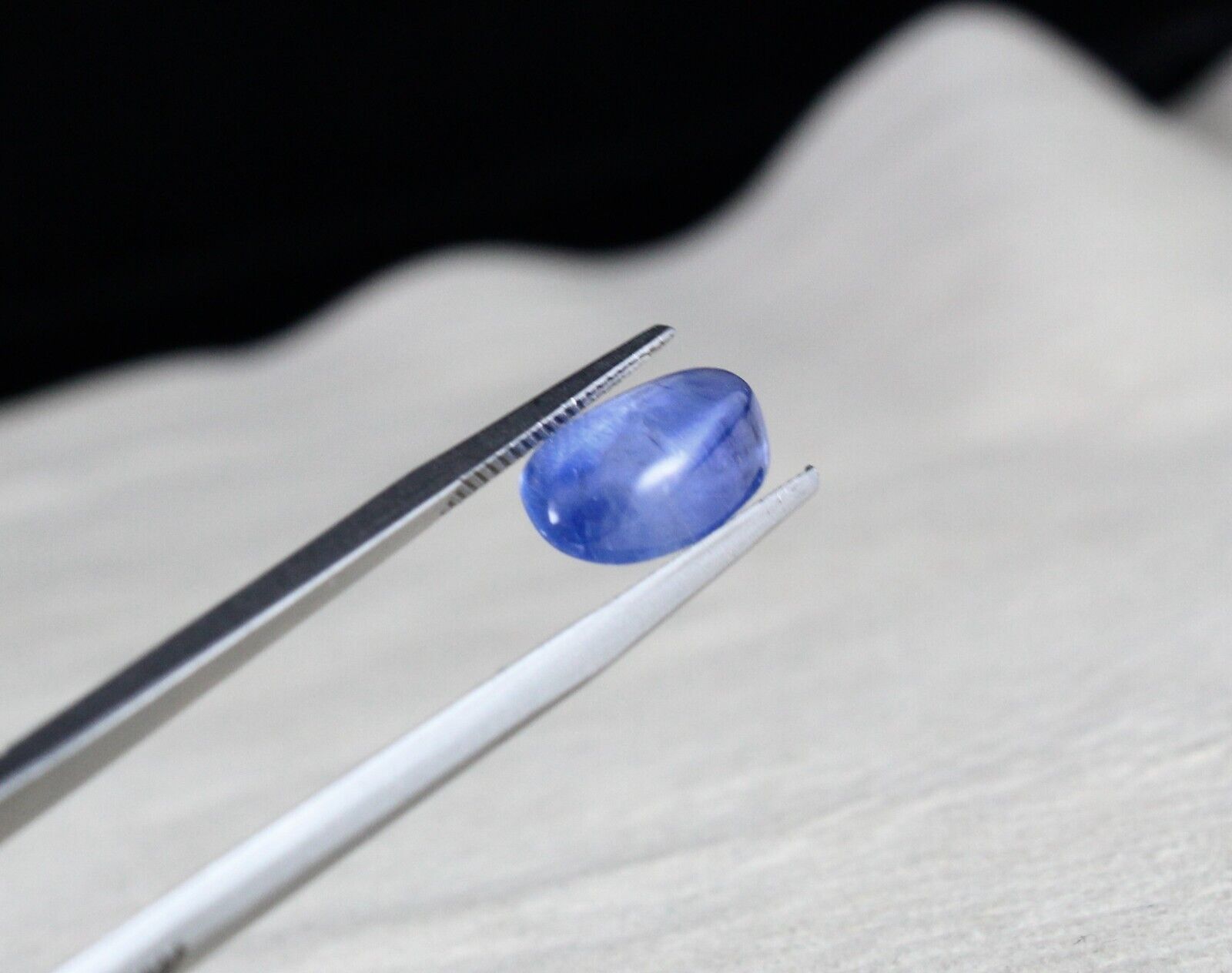 CERTIFIED NATURAL BLUE SAPPHIRE OVAL CABOCHON 6.87 CT GEMSTONE FOR RING PENDANT