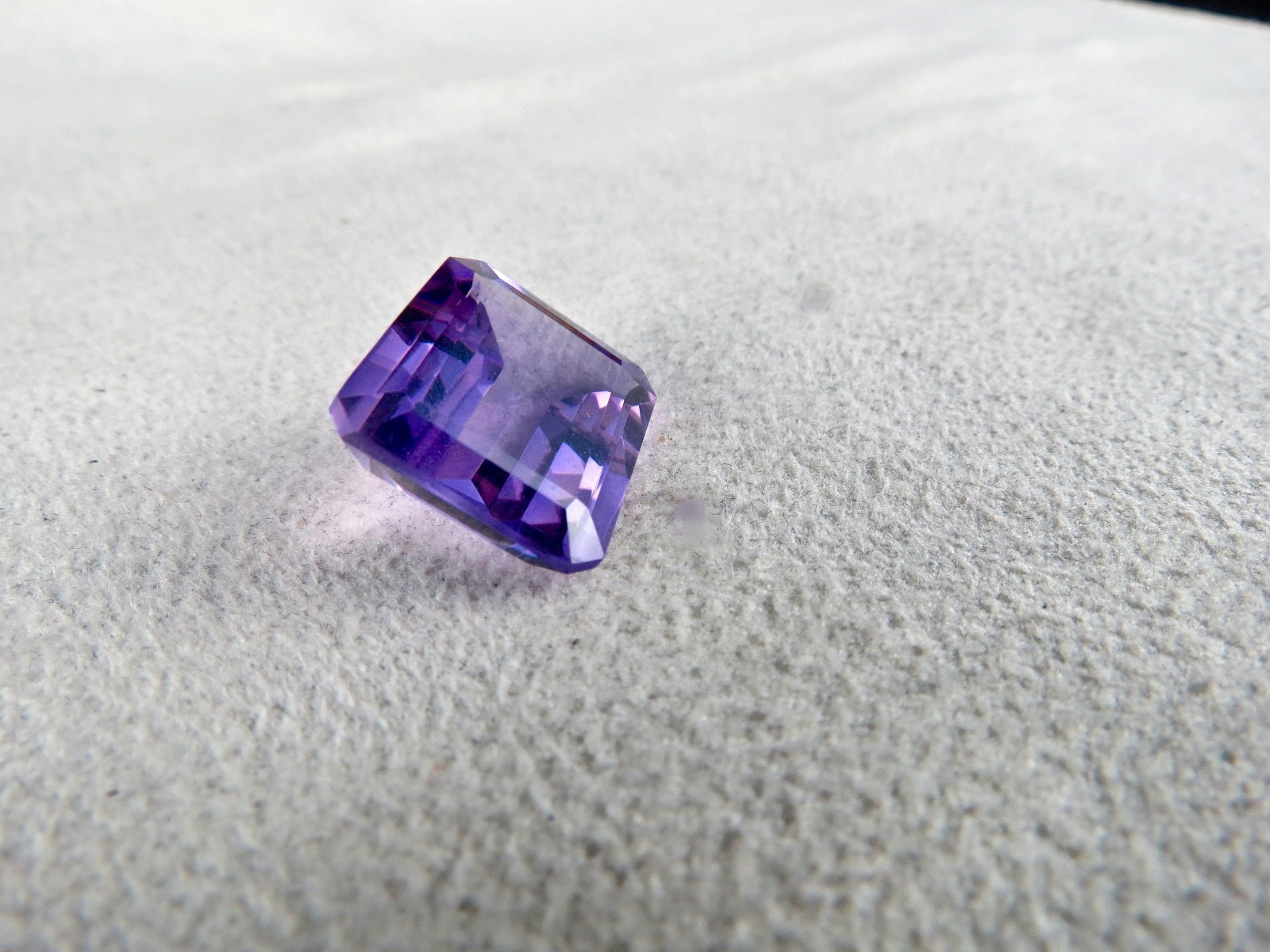 18x16 Mm Natural Purple Amethyst Octagon Cut Gemstone 17.84 Ct For Pendant Ring