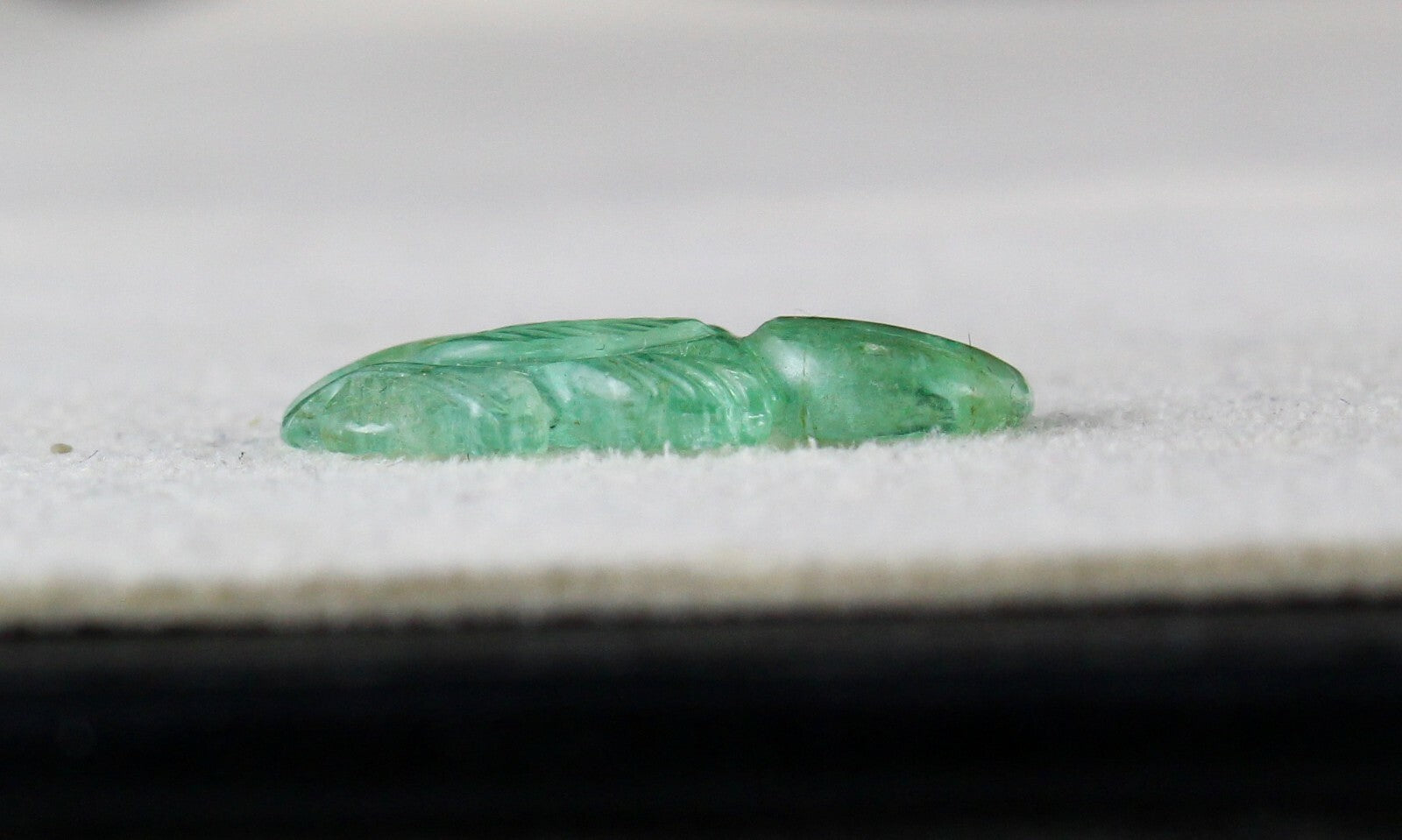 Natural Colombian Emerald Leaf 4.74ct Gemstone For Pendant Ring