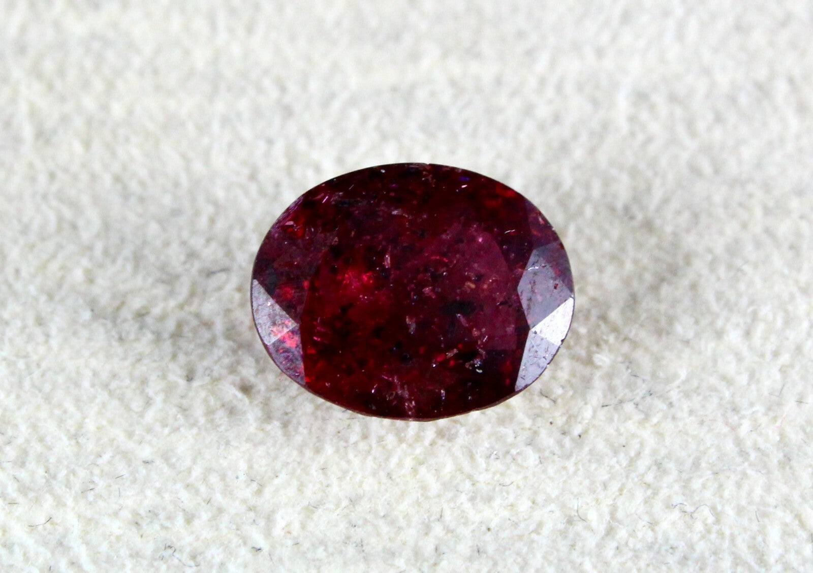 Certified Natural Red Untreated Ruby 5.38ct Oval Astrology Ring Pendant
