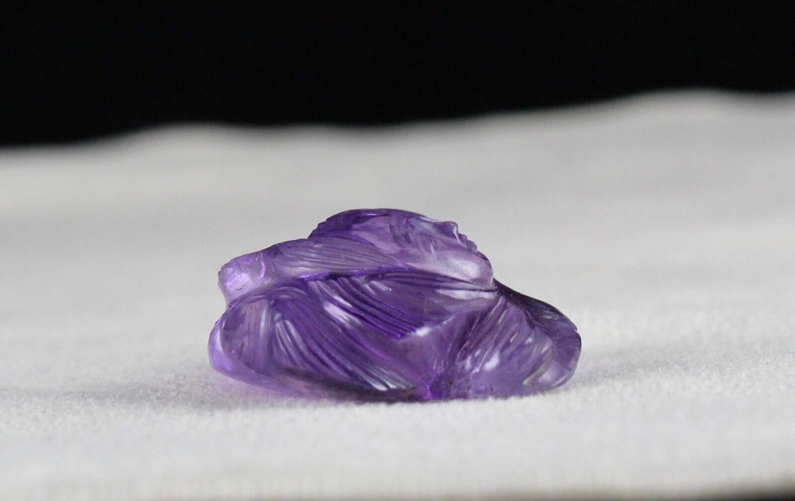 NATURAL BRAZILIAN AMETHYST LADY CARVED 46.89 CTS GEMSTONE PENDANT DESIGNING