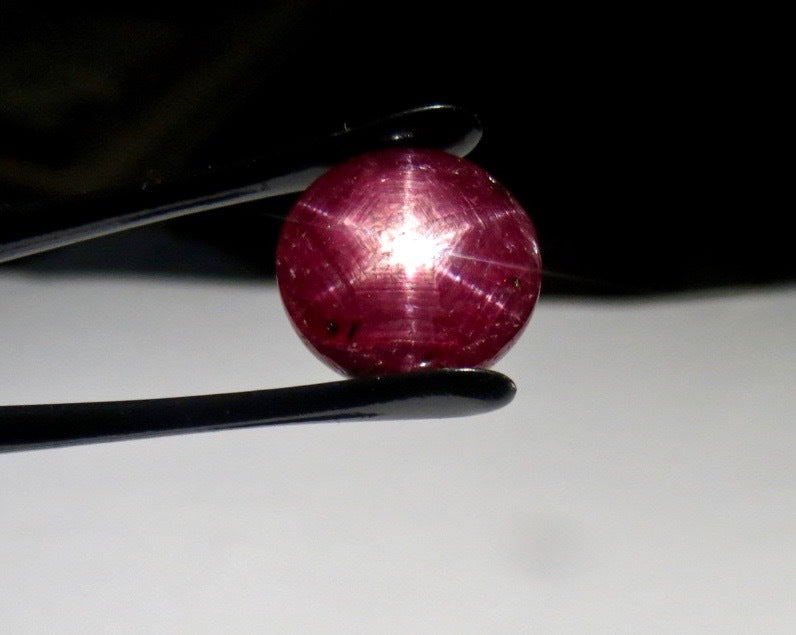 Certified Natural 6 Line Star Ruby Oval Cabochon 21.35 Ct Gemstone Ring Pendant