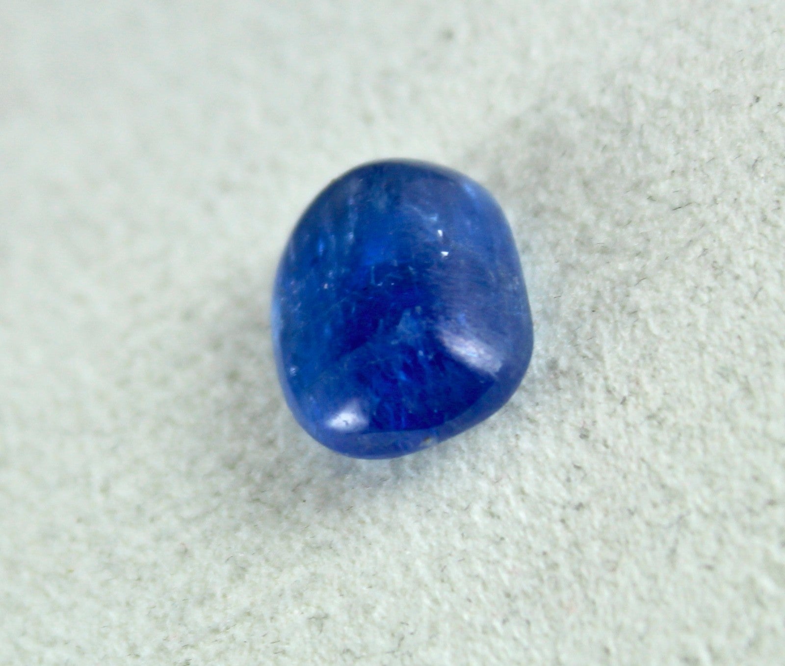 Certified Gtl Natural Blue Sapphire Cabochon Oval 10.15ct Gemstone Ring Pendant