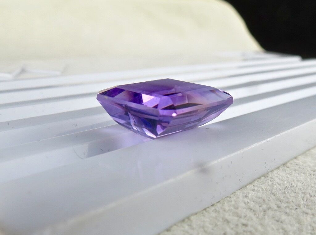 18X16 MM NATURAL PURPLE AMETHYST OCTAGON CUT 17.84 CTS GEMSTONE FOR PENDANT RING