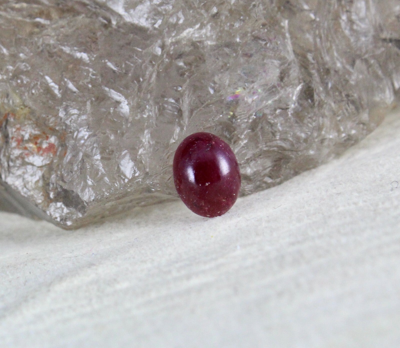 9x7 Mm Natural Unheated Ruby Oval Cabochon Bracelet 29.50 Ct Gemstone 11 Pcs