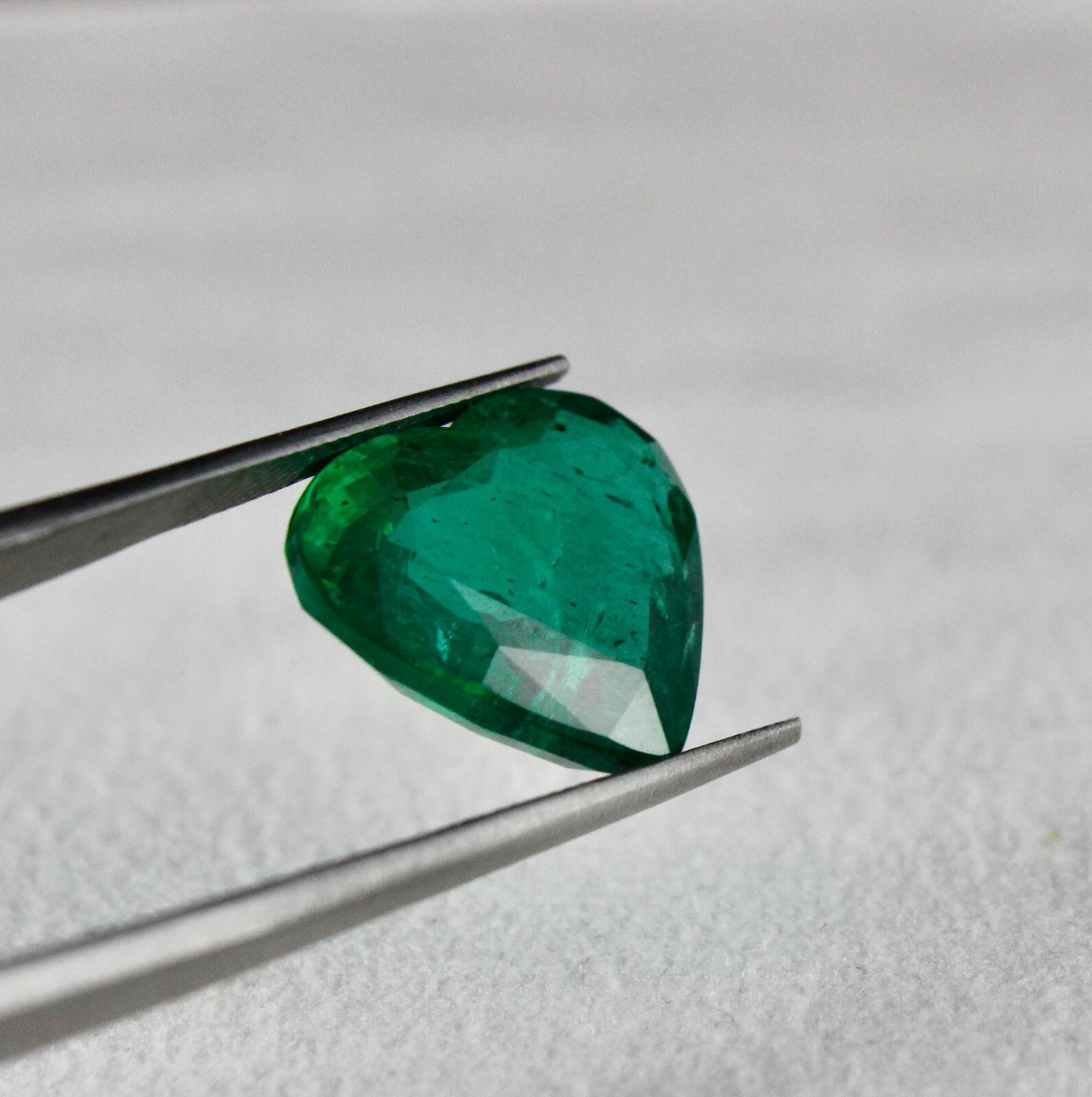 Certified Natural Emerald Heart Cut 14ct 16x19mm Loose Gemstone Ring Pendant