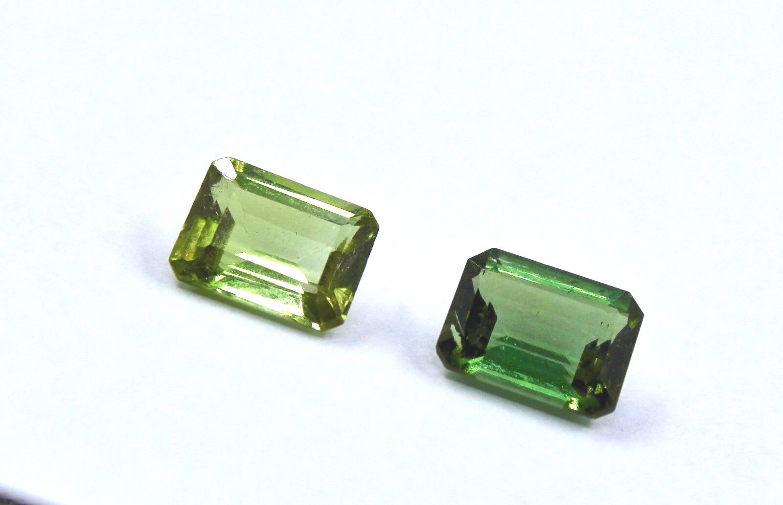 NATURAL MULTI GREEN TOURMALINE OCTAGON CUT 2.89 CARATS GEMSTONE FOR DESIGNING