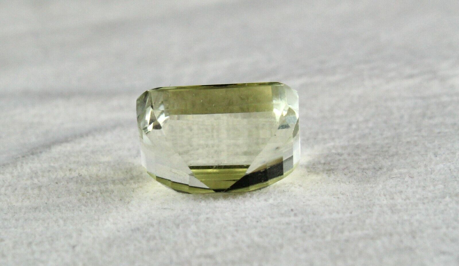 Natural Lemon Quartz Octagon Cut 19 x 13 mm 25.05 Cts Big Gemstone Pendant Ring