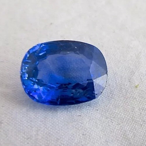 Certified Natural Burma Blue Sapphire Cushion 12x9mm 5.84 Ct Gemstone Ring