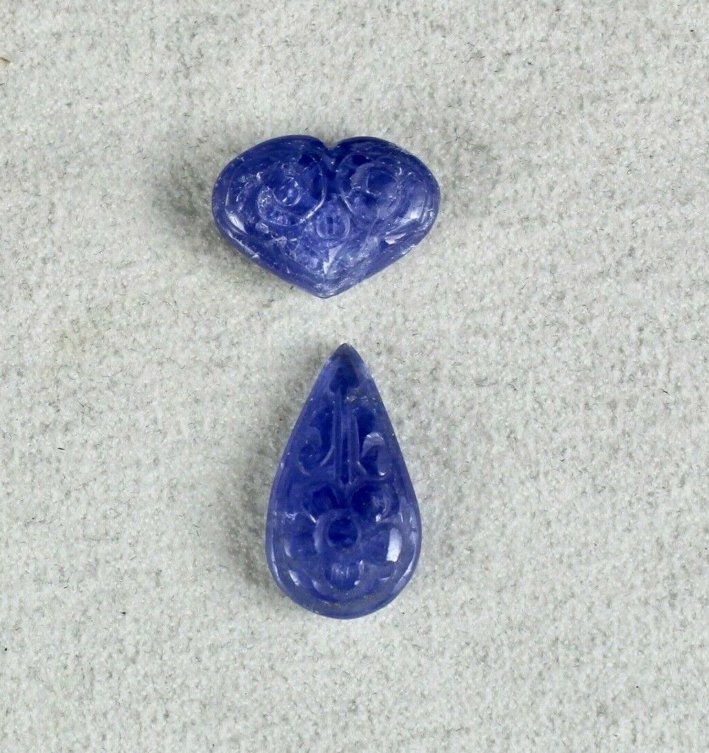 NATURAL UNHEAT BLUE SAPPHIRE CARVED 15.15 CARATS GEMSTONE PENDANT DESIGNING