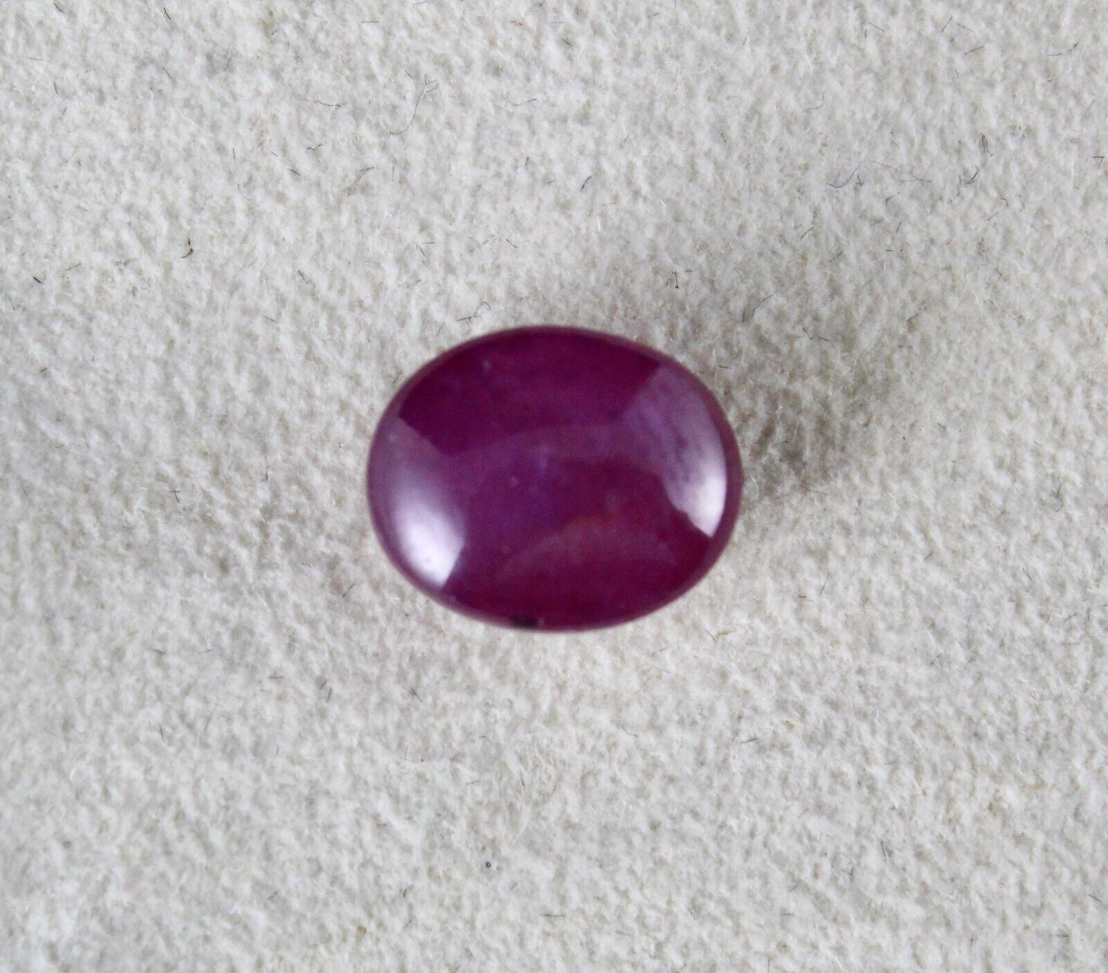 NATURAL STAR RUBY OVAL CABOCHON 6.17 CARATS 6 LINE GEMSTONE FOR RING PENDANT