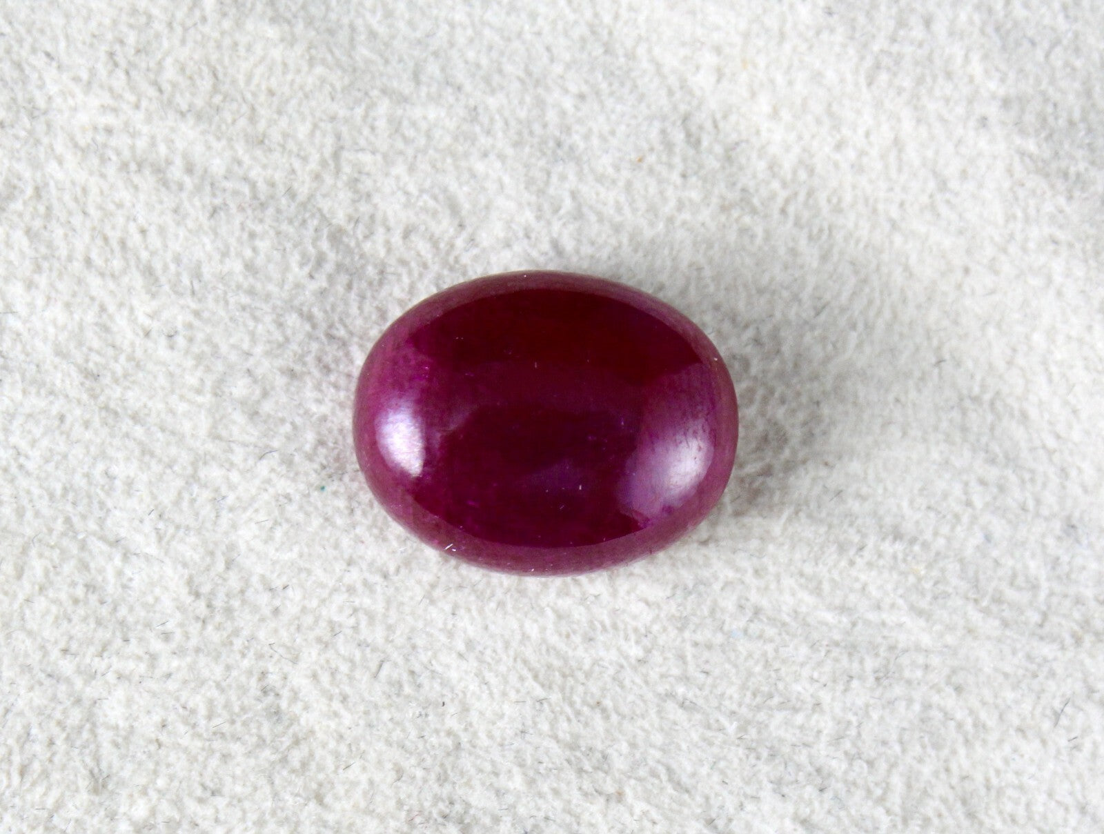 Certified Natural Untreat Burmese Ruby 10.56ct Oval Cabochon Loose Stone Ring