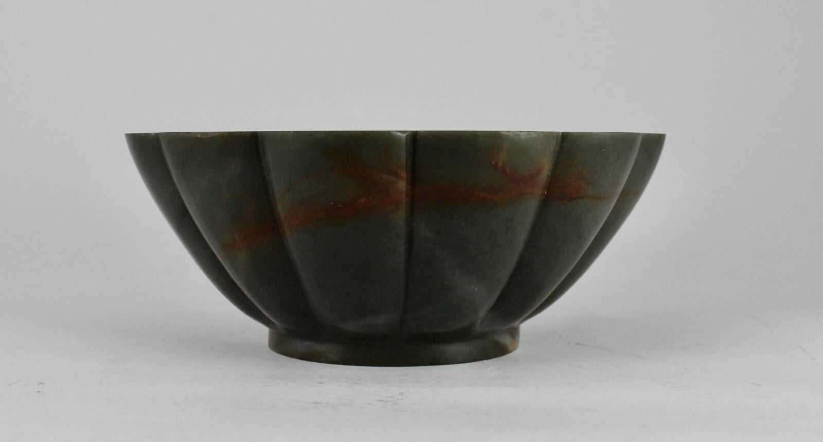 Natural Green Agate 2320ct Carved Gemstone Bowl Round For Home Decor