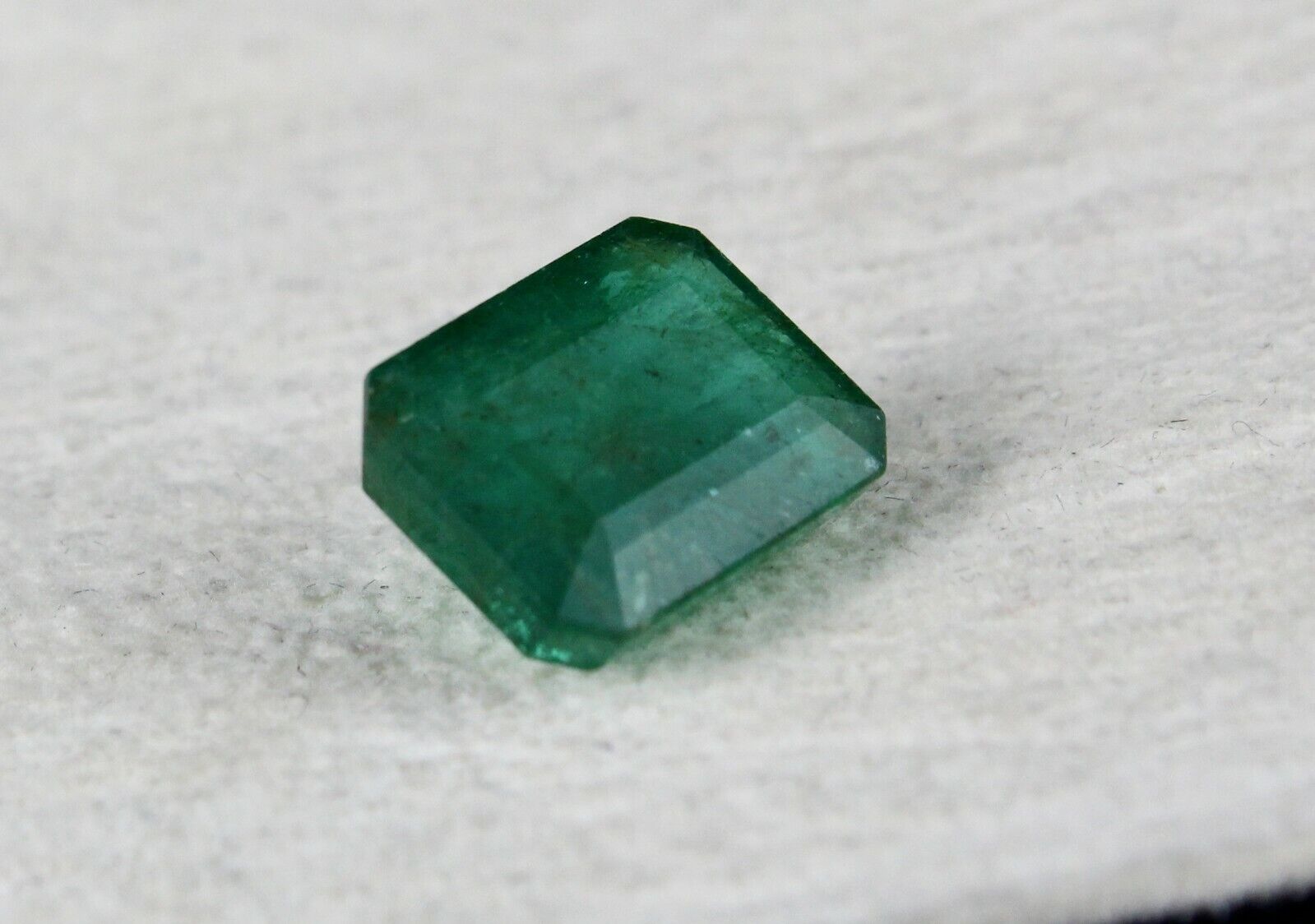 Certified Natural Emerald Octagon Cut 13X10mm 7.24 Carats Gemstone Ring Pendant