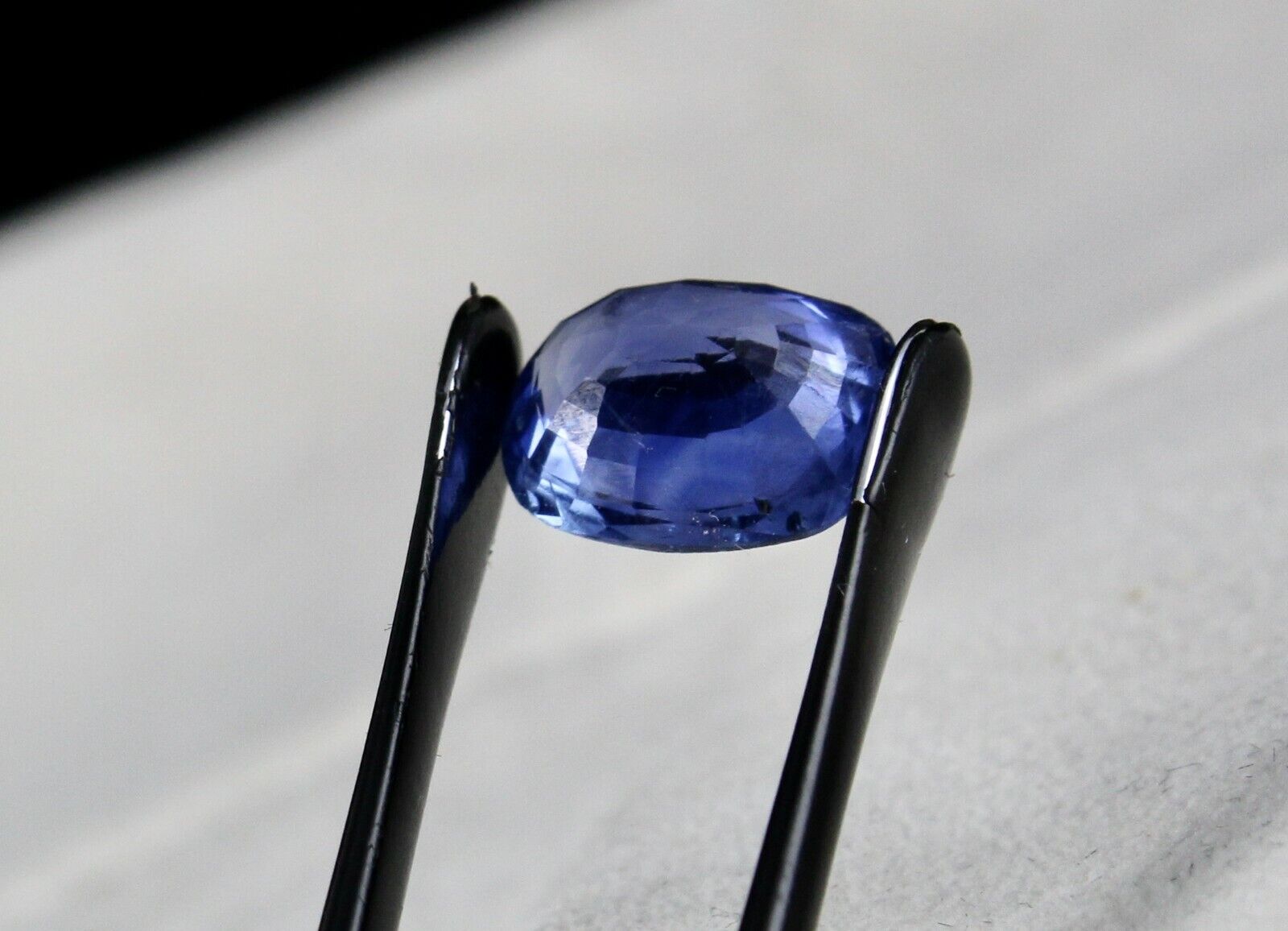 NATURAL UNHEAT BURMA BLUE SAPPHIRE CUSHION CUT 12X9 MM 5.84 CARATS GEMSTONE RING