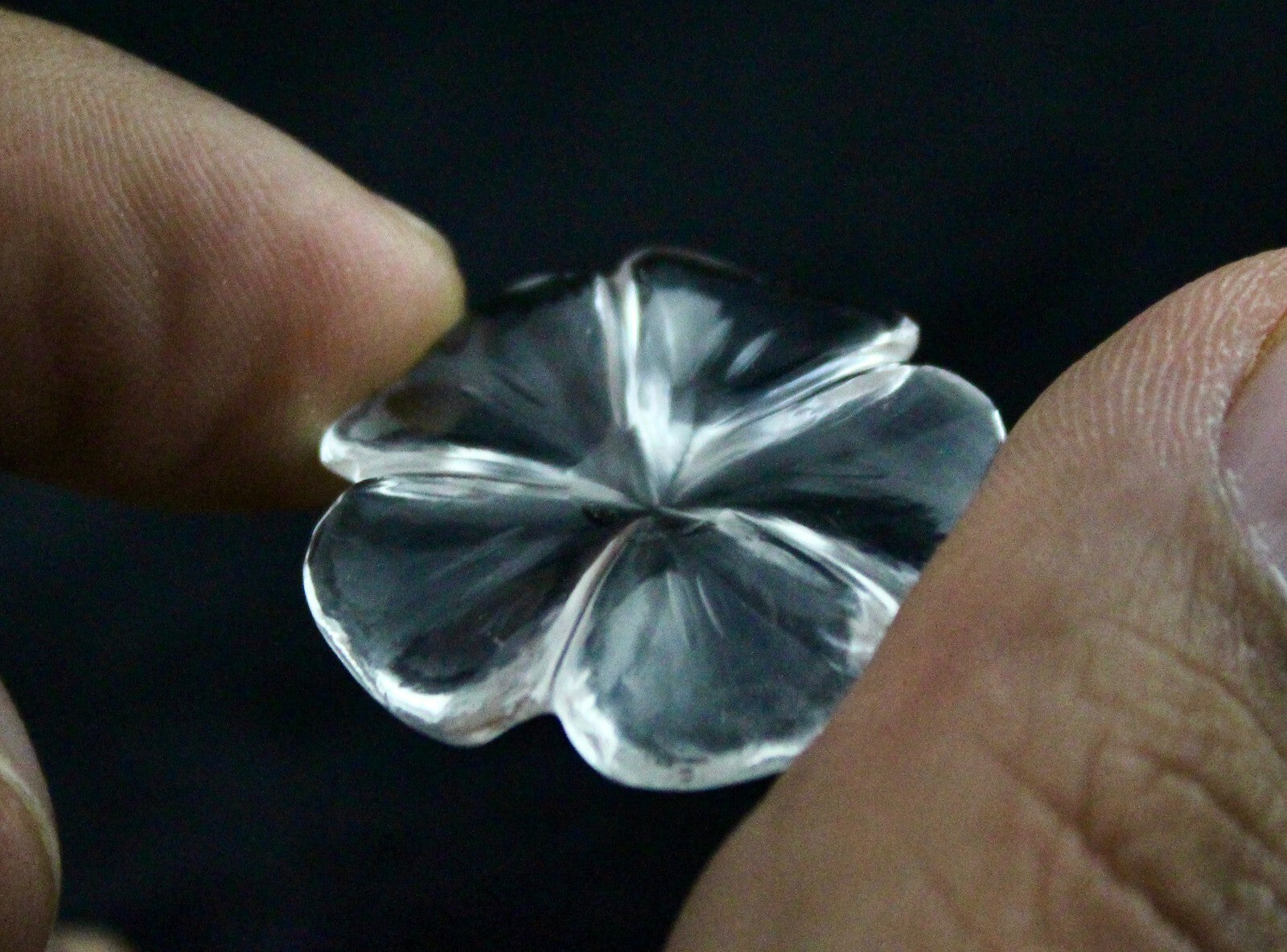 Natural Rock Crystal Quartz Flower Set 164 Ct Gemstone 11 Pcs Designing