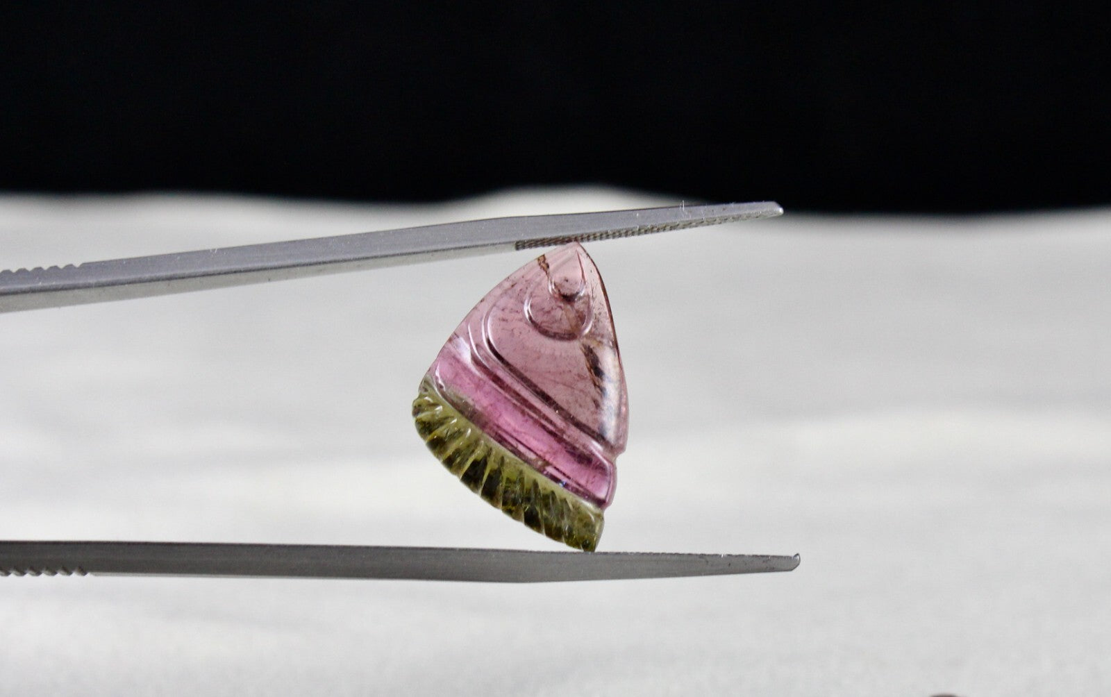 Certified Natural Multi Colour Tourmaline 34.07 Ct Gemstone Pendant Earring