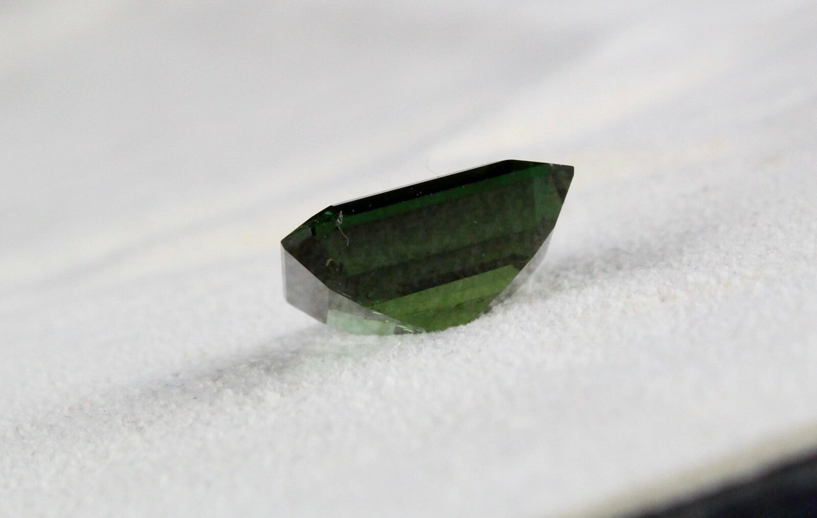 Certified Natural Green Tourmaline Square Cut Gem 15.29 Ct For Ring Or Pendant
