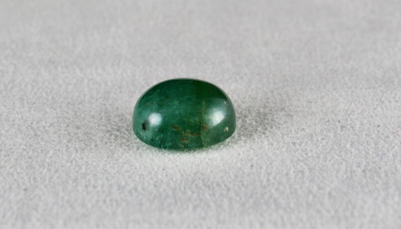 Antique Natural Emerald Oval Cabochon 16.56 Ct Loose Gemstone Ring Pendant