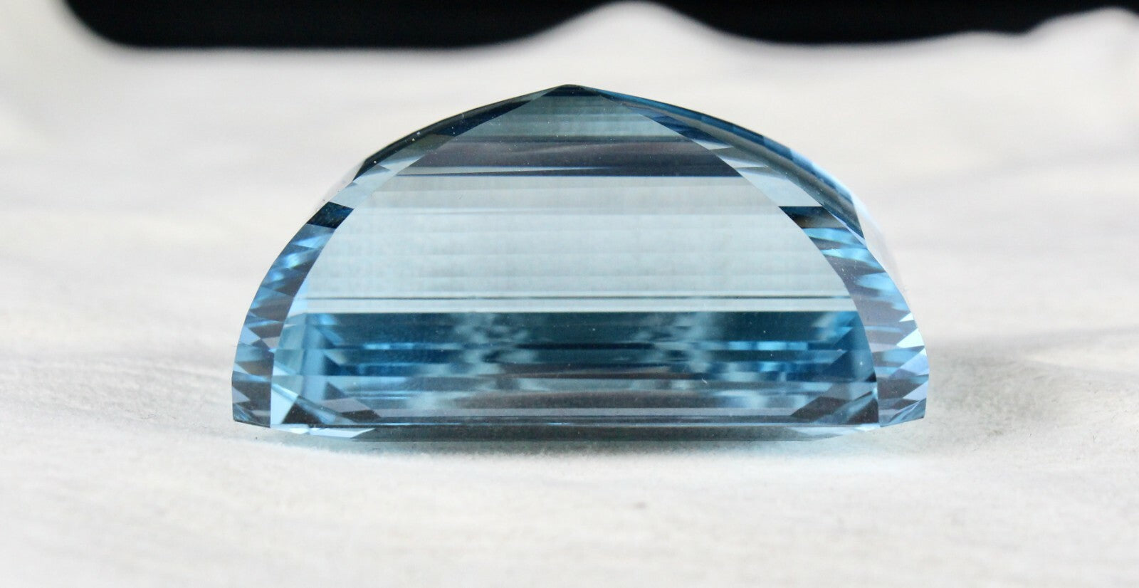 Certified Sky Blue Topaz 382 Ct Octagon 47x30mm Semi Precious Gemstone Pendant