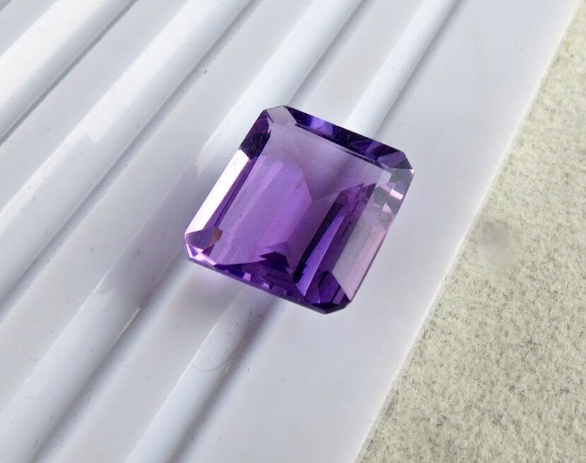 18X16 MM NATURAL PURPLE AMETHYST OCTAGON CUT 17.84 CTS GEMSTONE FOR PENDANT RING