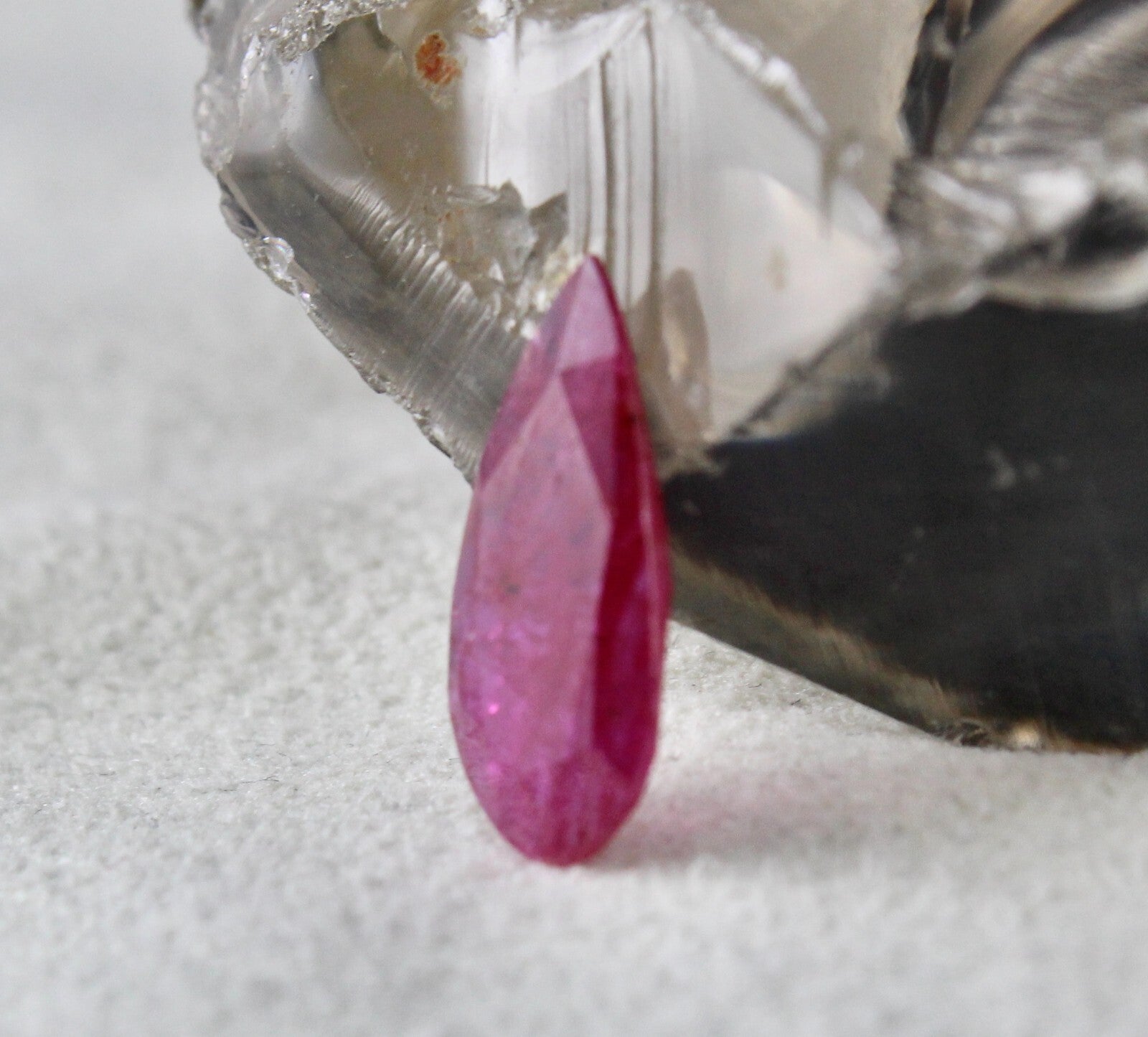 Certified Natural Ruby 6.28 Ct Mozambique No Heat Gemstone Pendant Earring Set