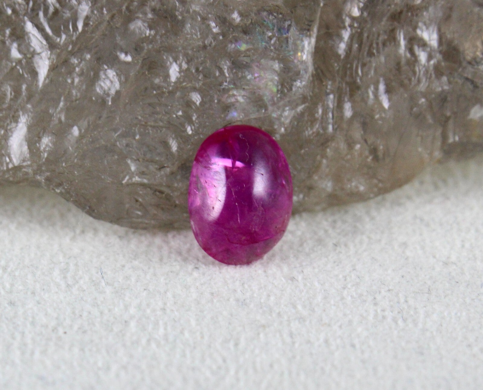 Certified Natural Burma Ruby Oval Cabochon 3.31 Ct Loose Gemstone Ring Pendant