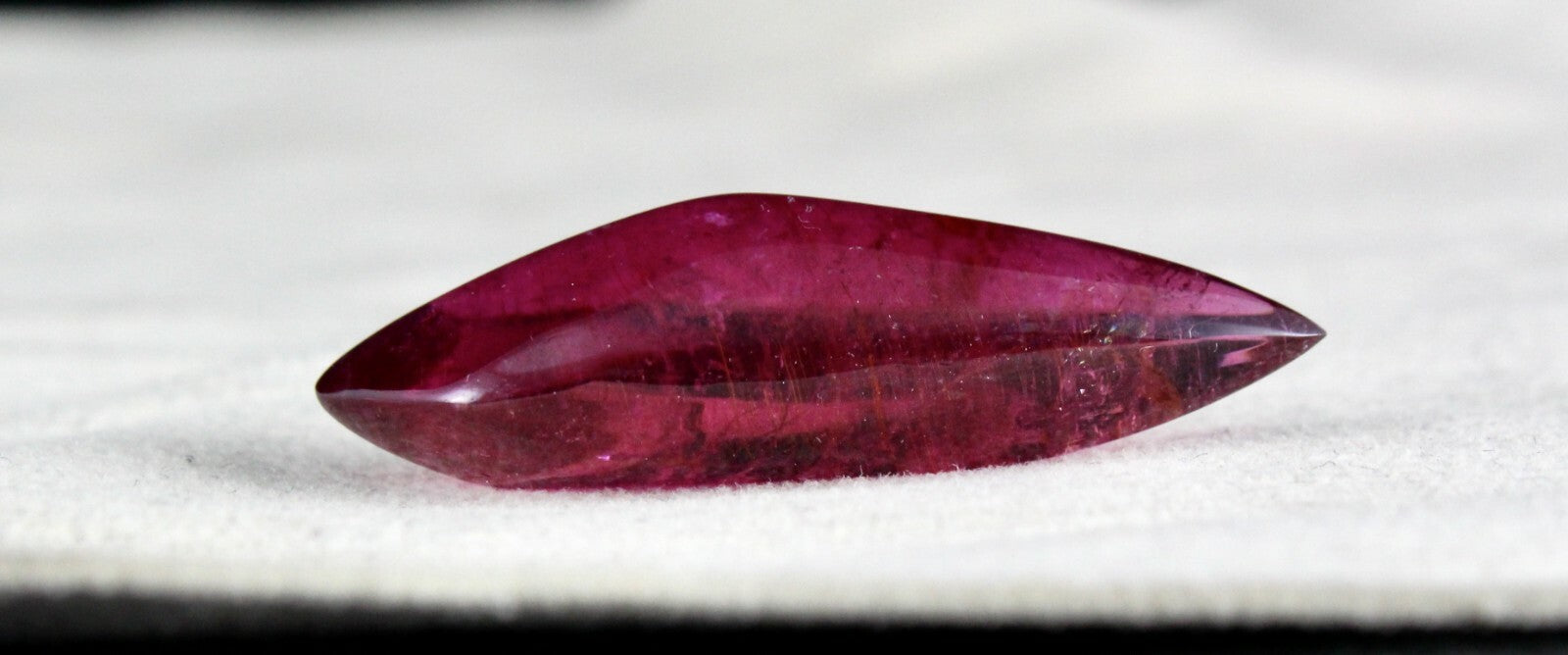 Certified Natural Rubellite Pink Tourmaline Pear Cab 55.05 Ct Aa+ Gemstone