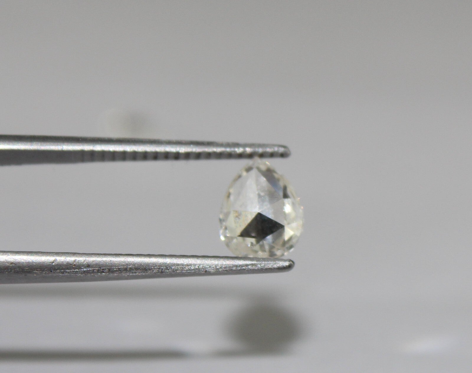 Natural Rose Cut Diamond 2.92 Ct Pear Loose Stone Certified Earring Set