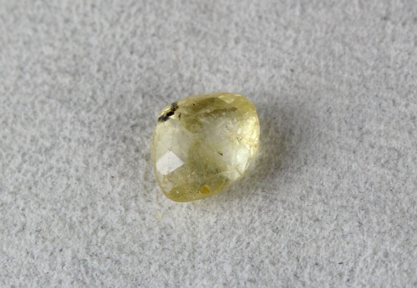 HEIRLOOM NATURAL UNHEAT YELLOW SAPPHIRE TABIZ CUT 9.22 CTS OLD GEMSTONE PENDANT