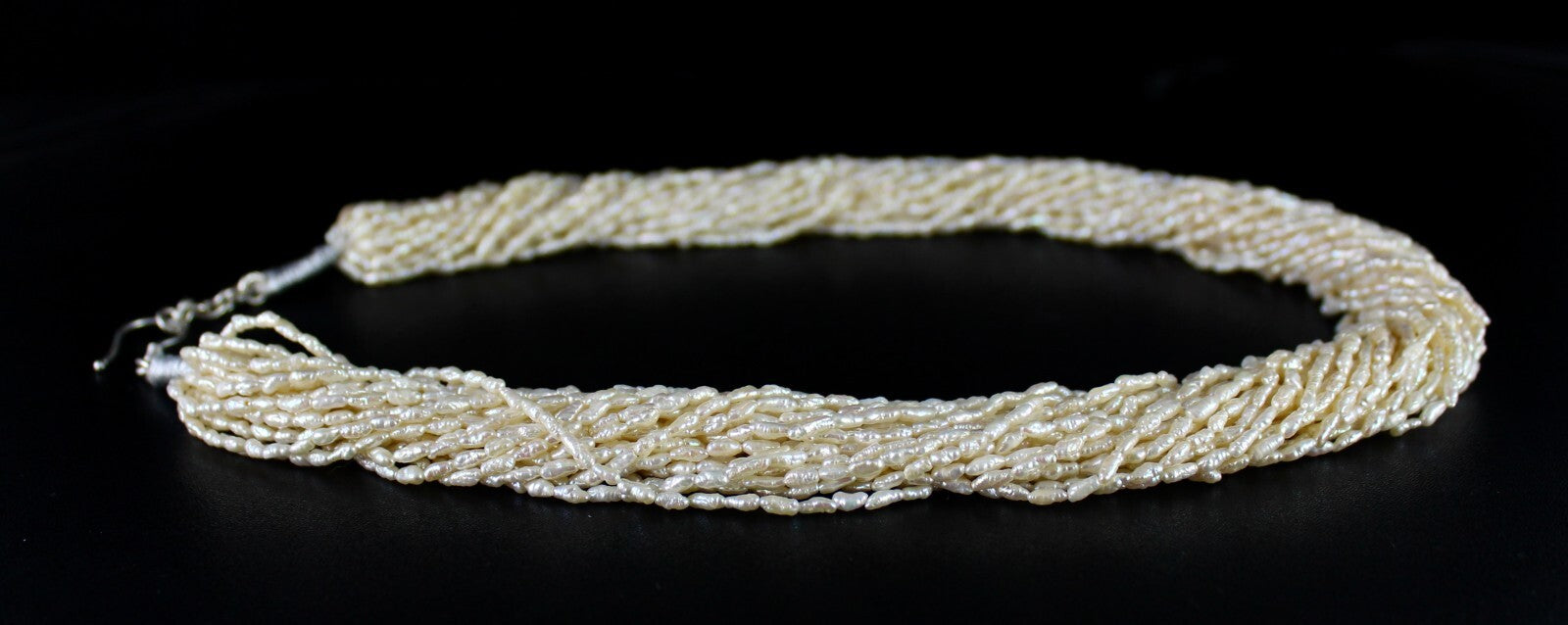 Genuine Freshwater Pearl Beads 718ct Fancy Gemstone Fashion Necklace 28"l