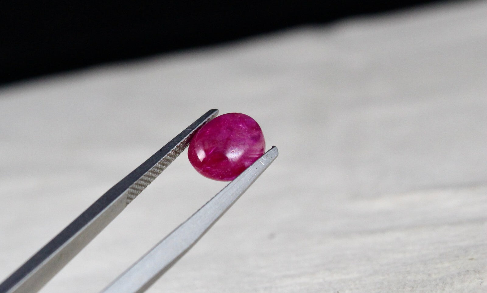 Certified Natural Burmese Ruby 3.95ct Oval Cabochon Gemstone For Ring/pendant