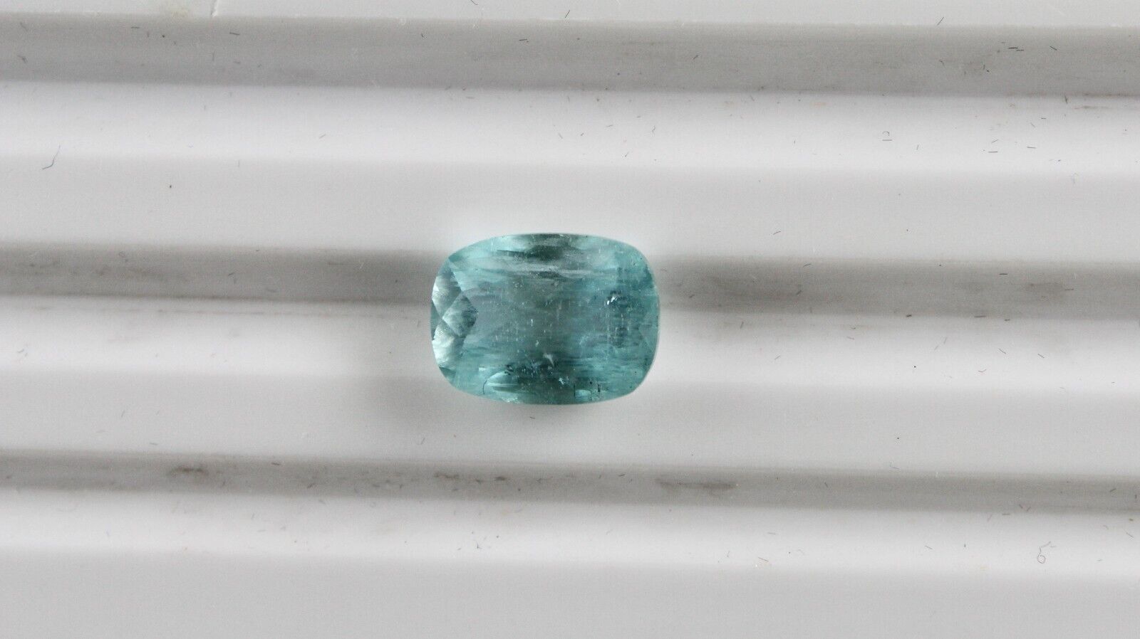 12X9 MM NATURAL BLUE AQUAMARINE CUSHION CUT 4.38 CARATS GEMSTONE RING PENDANT