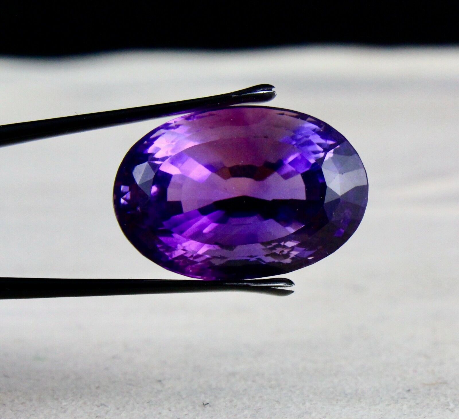 NATURAL PURPLE AMETHYST OVAL CUT 28X19 MM 58.15 CARATS GEMSTONE FOR PENDANT RING