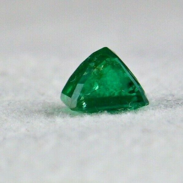 Rare Natural Untreated Zambian Emerald Octagon Cut 1.35 Ct Gemstone Ring Pendant