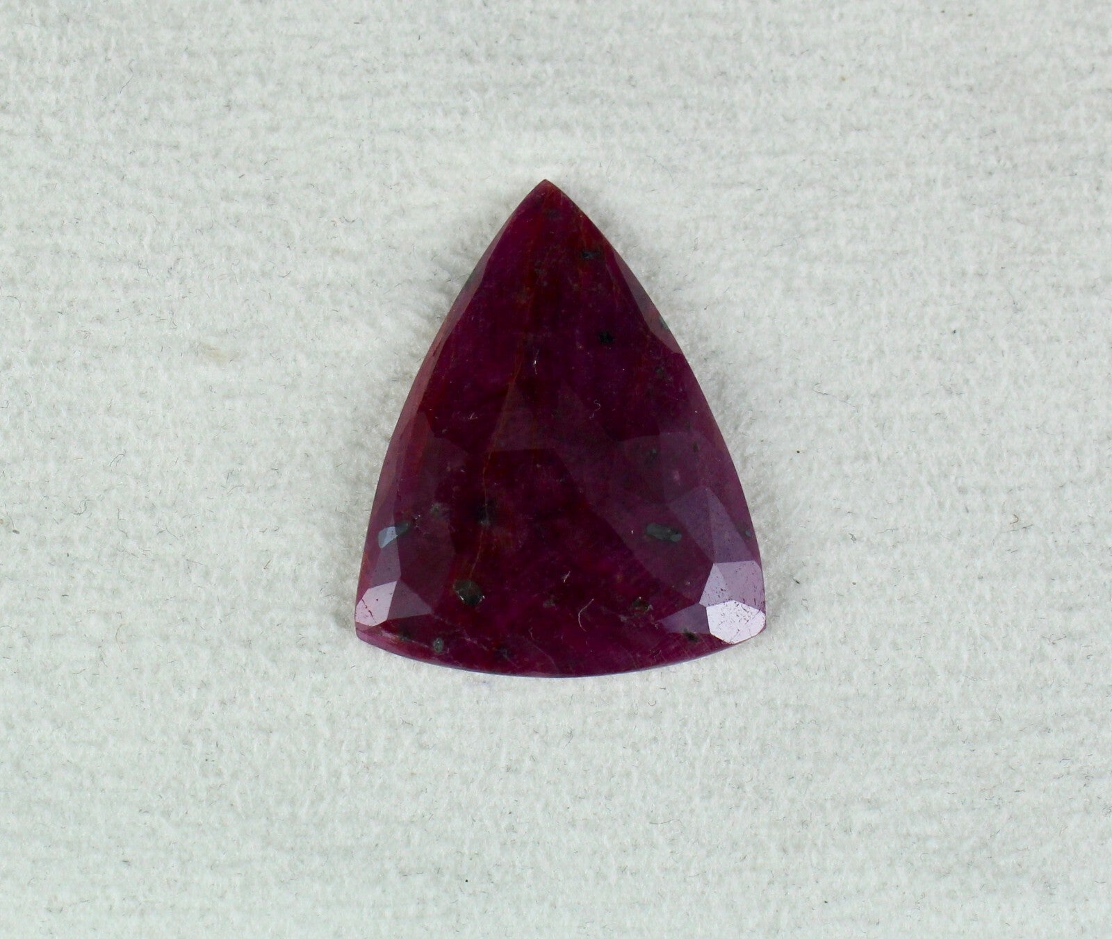 Natural Ruby 35 Ct Pear Faceted Cabochon Loose Gemstone Pendant Brooch Design