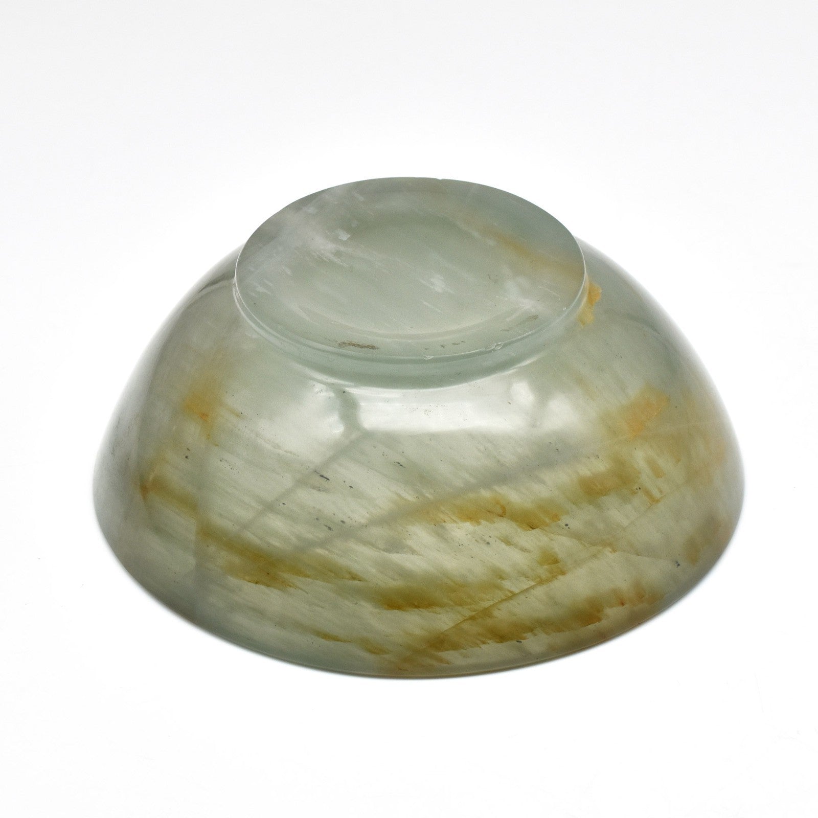 Certified Natural Aventurine Quartz Bowl 1315 Ct Carved Round Crystal Home Decor