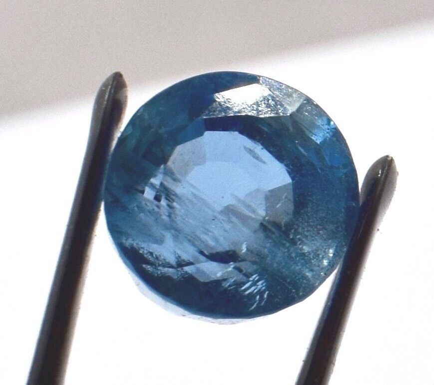 NATURAL BLUE AQUAMARINE ROUND CUT 8.56 CARATS GEMSTONE FOR RING PENDANT